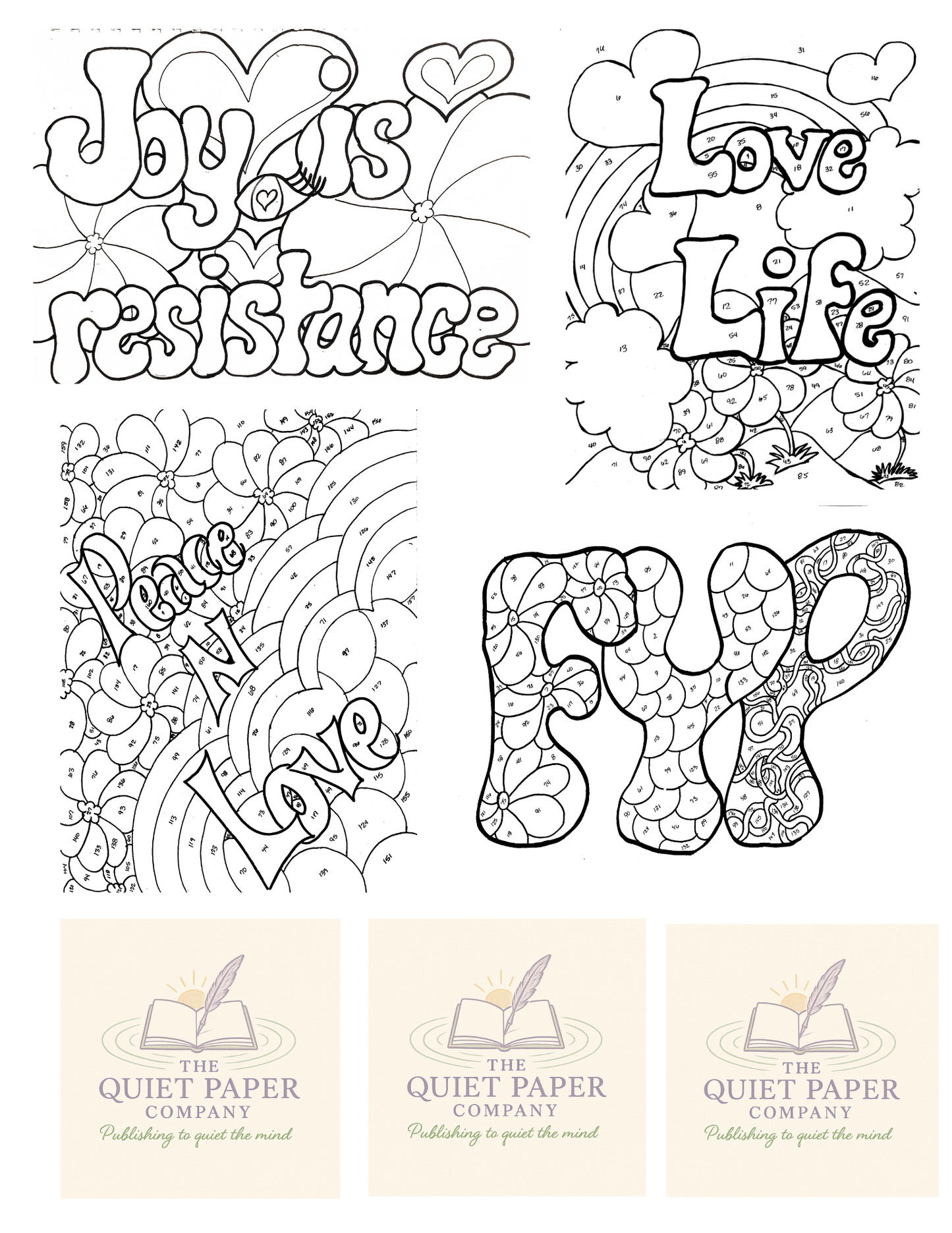 34+ Pack ALL VINYL Quiet Paper Co. Sticker Packs