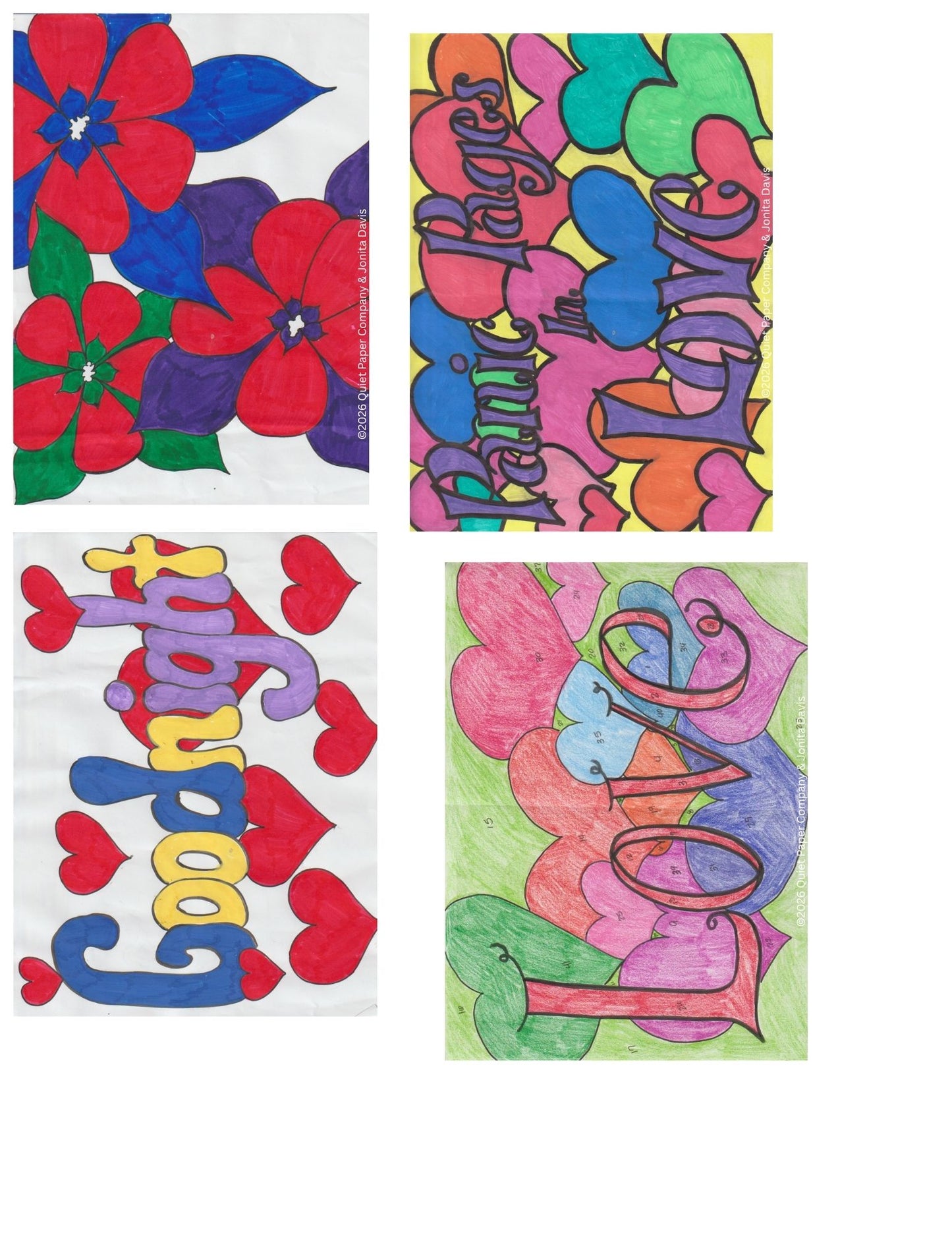 10 Pack Quiet Paper Co. Sticker Packs