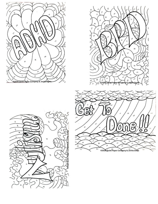 34+ Pack Quiet Paper Co. Sticker Packs