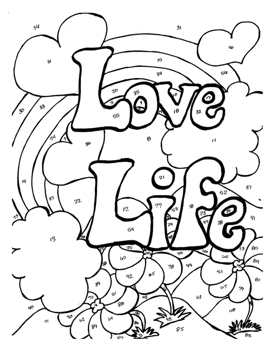 Coloring Sheet Packs from Quiet Paper Co